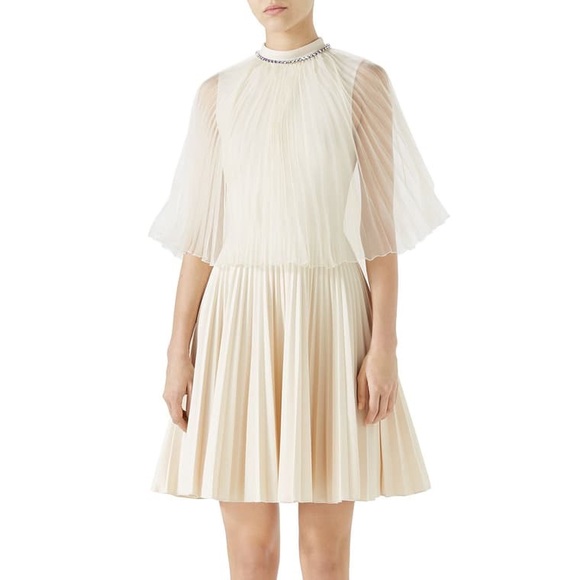 gucci chiffon dress
